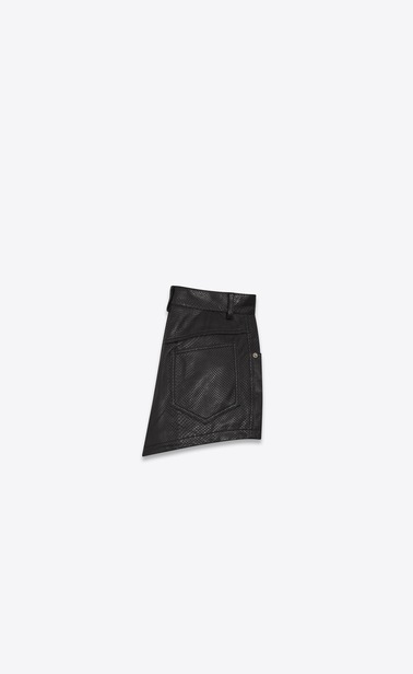 High-waist shorts in python